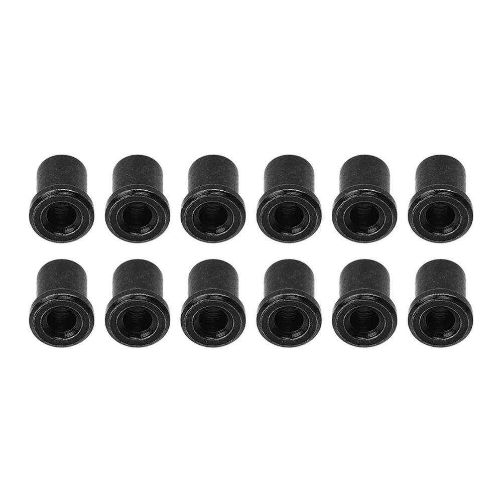 12PCS Metal Guitar Bridge Ferrules Silver/Golden/Black Electric Guitar Accessories  Electric Guitar
