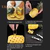 2Pcs Pineapple Eye Remover Stainless Steel Cutter Strawberry Stem Remover Ergonomic Design Rust-Resistant Tool for Kitchen Cafe Bakery