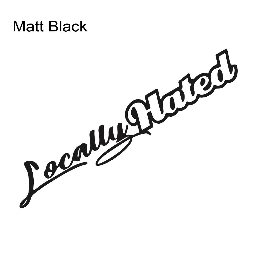 Locally Hated Car Front and Rear Windshield Sticker Auto Window PVC Waterproof Decoration Vinyl Decals Universal Accessories