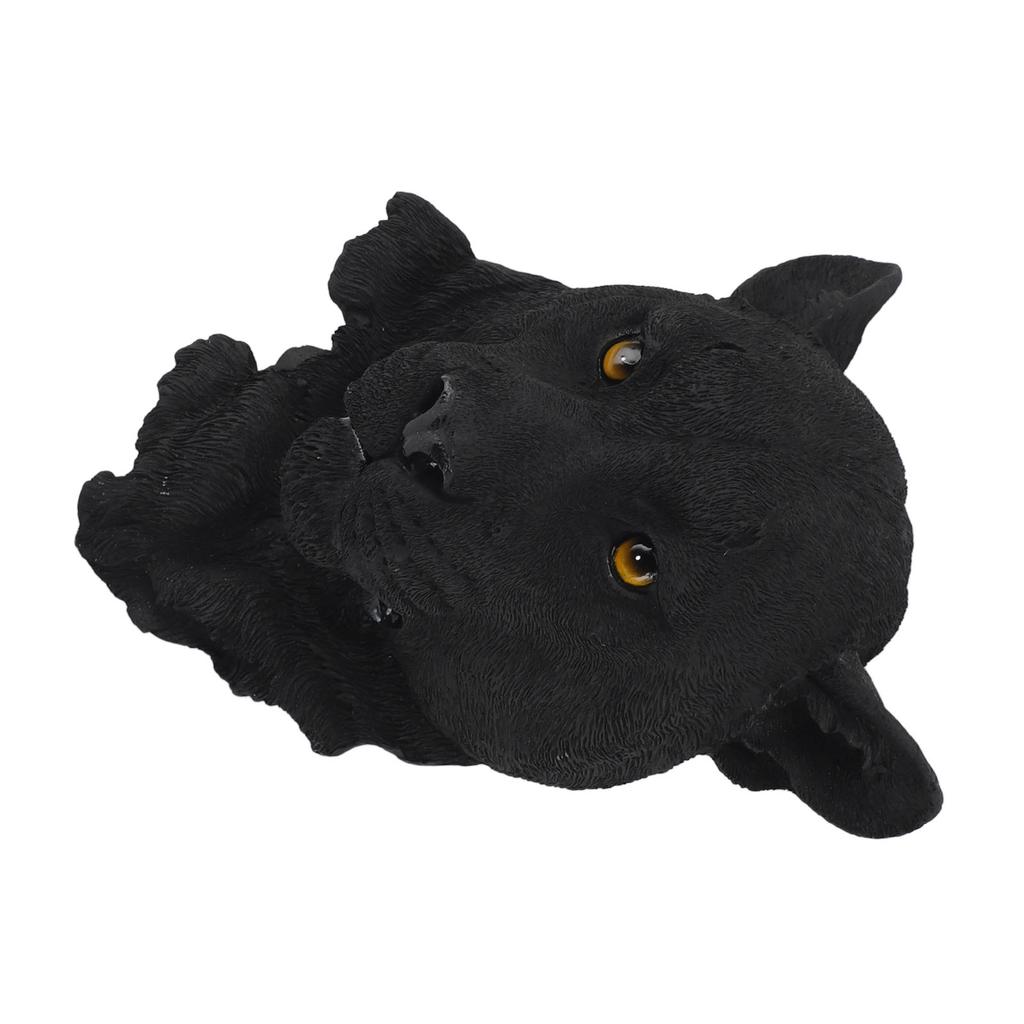 3D Simulation Animal Head Statues Wall Decor Resin Unique Exquisite Animal Head Statues Wall Hanging Sculpture for Home Bar