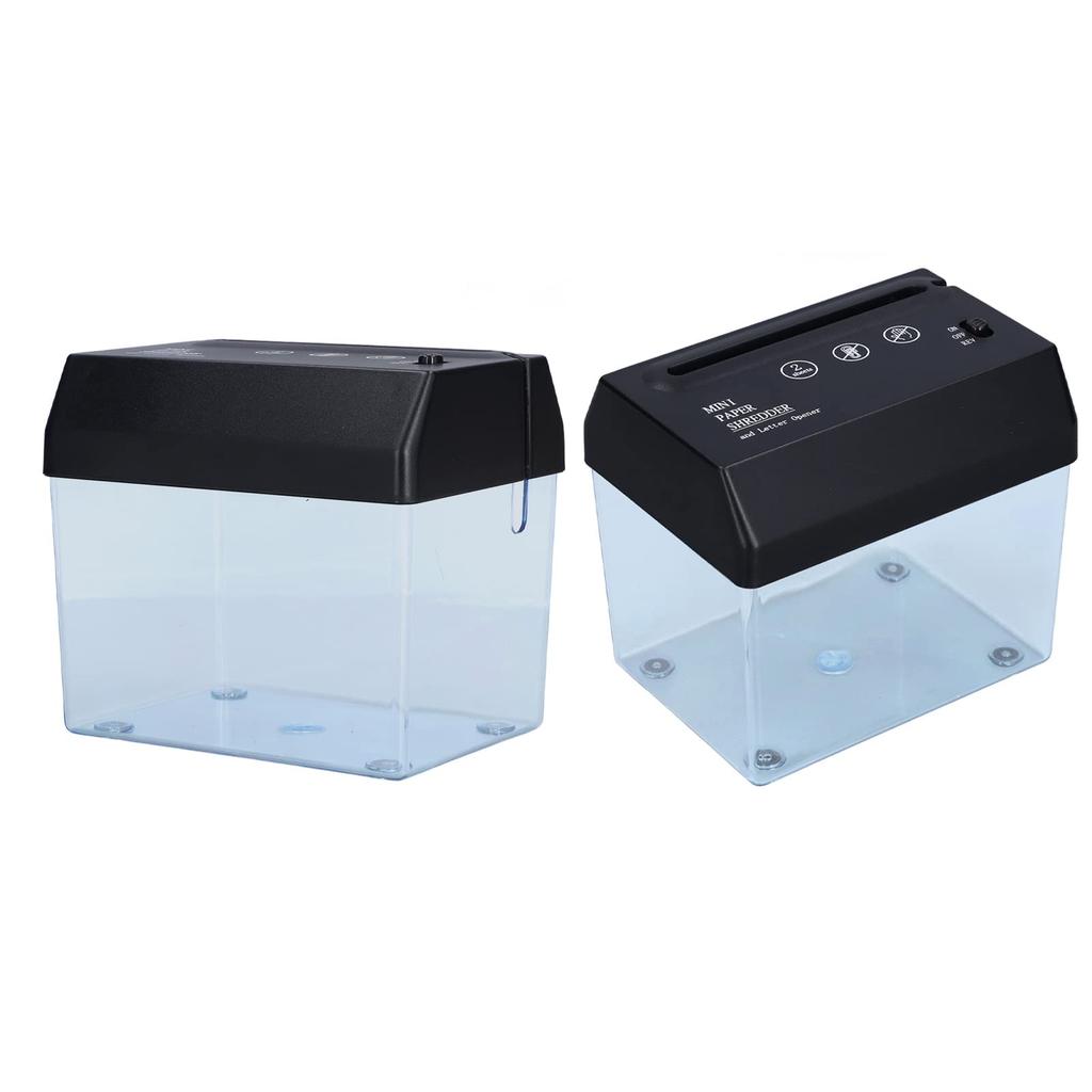 Mini Shredder, Space-Saving, Compact, Lightweight, Durable Electric Shredder for Home, Office, School