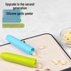 Silicone Garlic Peeler: Automatic, Sealed Bottom Kitchen Gadget for Effortless Garlic Clove Skin Removal
