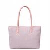 Torba damska shopper różowa na ramię 17,9 l elegancka, pojemna, na co dzień i do pracy z zamkiem. chantria cb800 pink.