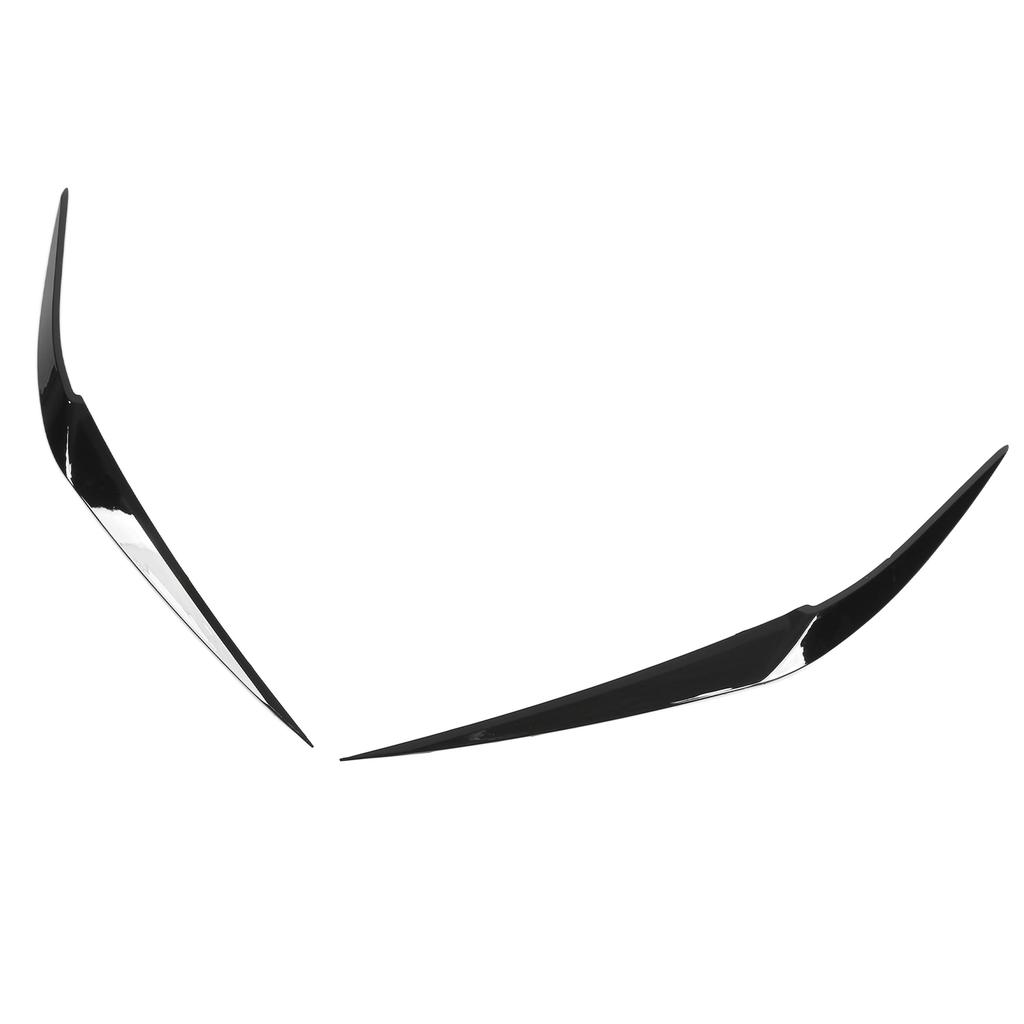 Pair Car Hdlight Eyebrows Front Left Right Trim Exterior Decoration Replacement for X1 F48 2015+(Carbon     )