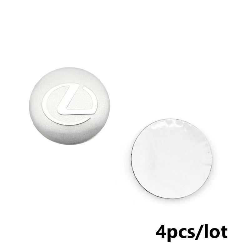 

4pcs 56/60/65mm Car Wheels Center Cap Hub stickers For Lexus LS IS GS GX LC RZ RX EX RX300 IS350 ES300 GS350 CT200h GX460 RX500 56mm(4 stickers)