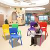 6 Pack Stackable Kids Plastic Chairs Multicolor Classroom Preschool Daycare Children School Chairs 220lbs