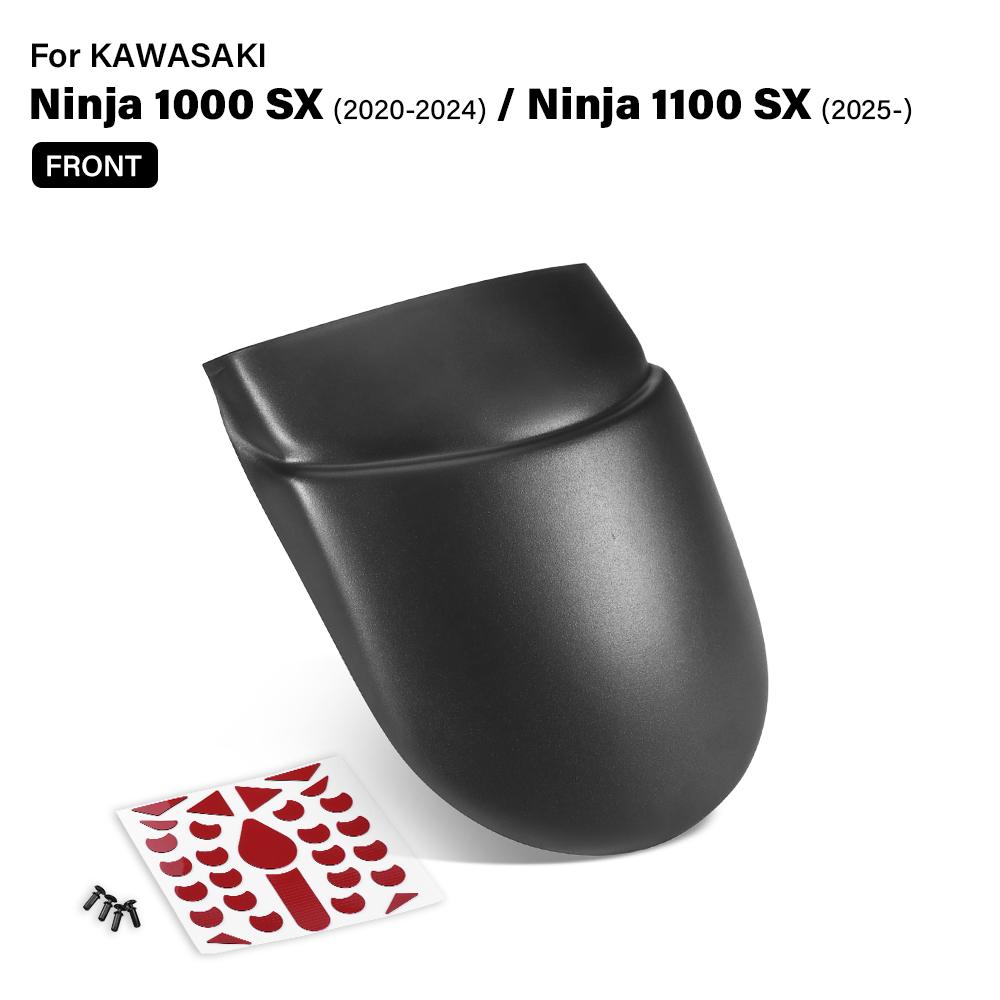Motorcycle Fender Extender Front Rear Mudguard for Kawasaki Ninja 1000SX 1100SX 2020-2025+ Splash Guard Protector Front