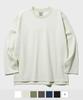 FP142 Double Cotton Plain Long Sleeve Tee Ivory Jhlt1273