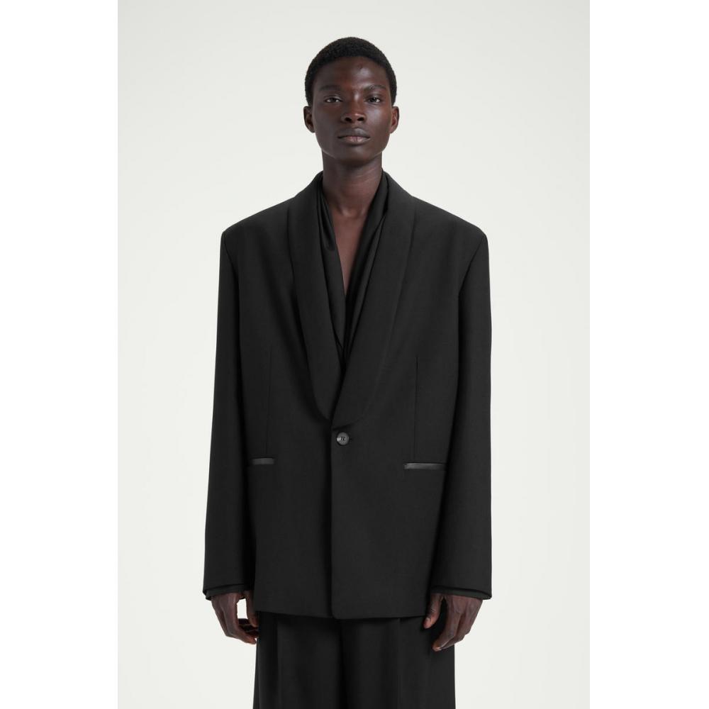 

Cos Japan Shawl Collar Wool Blazer carbon/52
