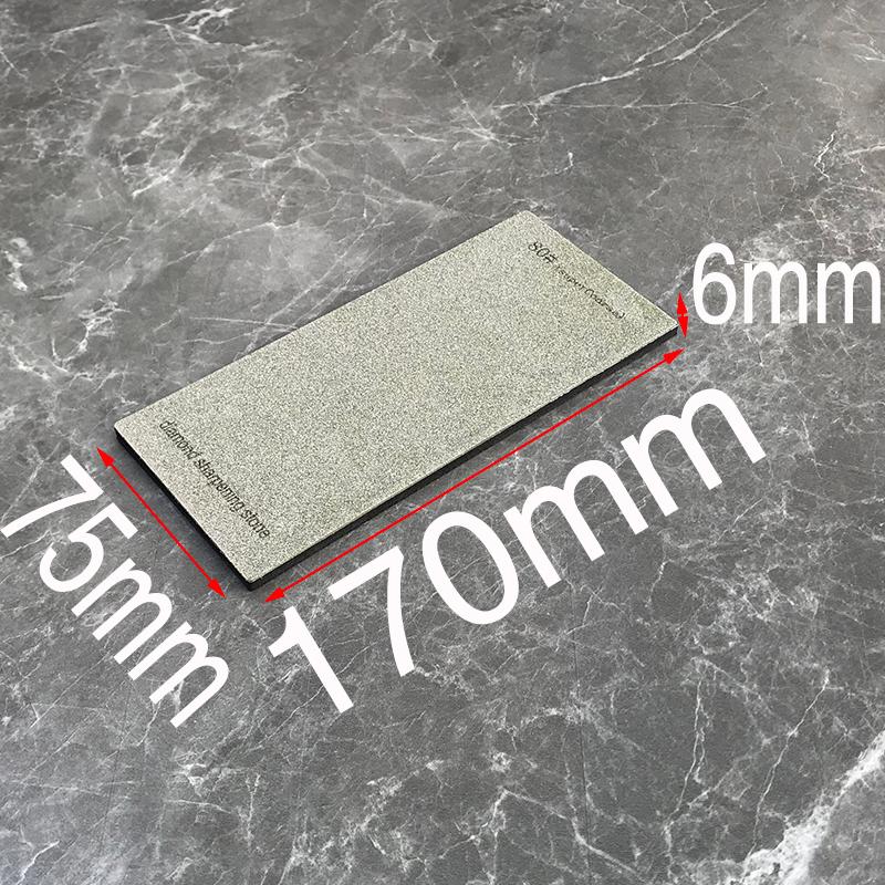 Knife Sharpener Sharpening Stone Diamond Grindstone with Bamboo Base Non-slip Base Diamond Slate Daily Sharpening Cutting Edge