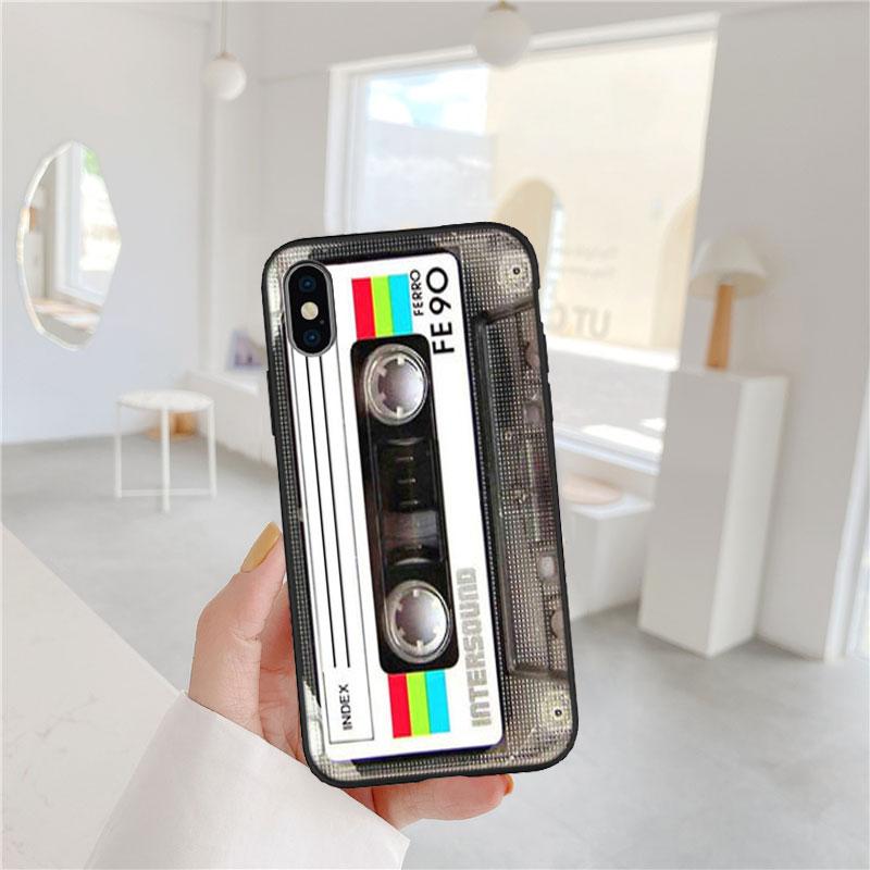 

CJ26 Cassette Vintage Tape Soft Shell Phone Case for Redmi Note 13 14 Pro+ Plus A3 A3X 13X 13C 13R 14S 14C 14R Redmi A3 Pro