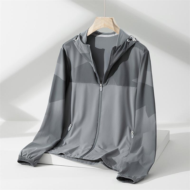 

Летняя одежда для защиты от солнца из ледяного шелка, мужская тонкая дышащая солнцезащитная одежда с принтом, устойчивая к ультрафиолетовому излучению, быстросохнущая уличная одежда для рыбалки XXXXXL