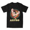 Astro Boy Vintage Anime Astroboy T-Shirts Men Novelty 100% Cotton Tees Crewneck Short Sleeve T Shirt Plus Size Clothing