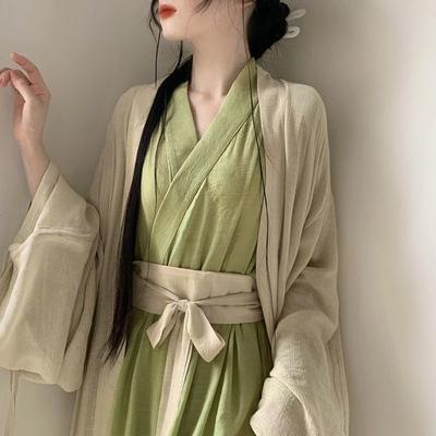Chinese Original Hanfu Women's Hanfu Suit In Jin Dynasty Style