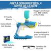 Gel Blaster - GEL BLASTER - Piranha - Résistant à l'eau - Portée de 100 pieds - 10 000 Gellets inclus