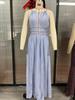 Elegante Vestito da Donna con Scollo Bardot e Cut-out