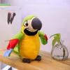 2025 Talking Parrot Repeats What You Say Plush Animal Toy Electronic Parrot Toy Plush Toy Parrot Toys Best Gifts for Kids B