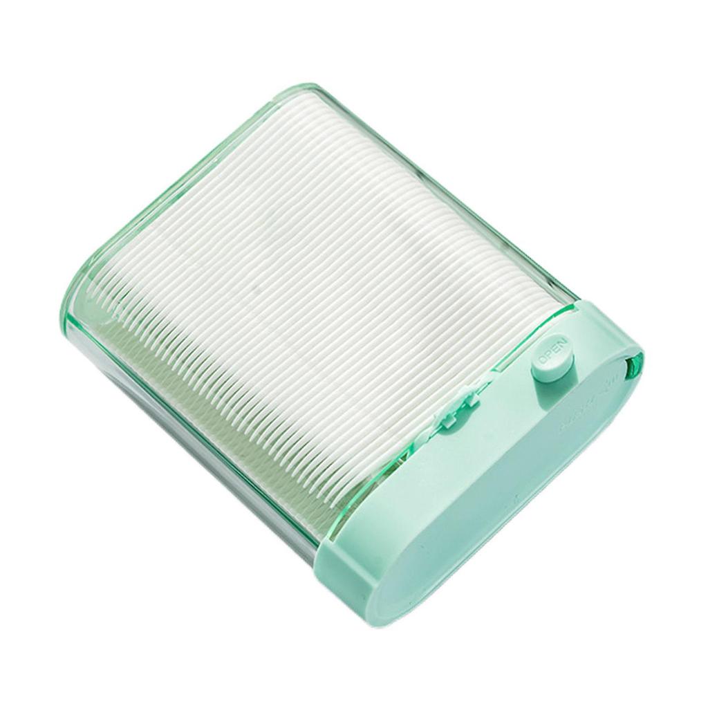 Automatic Floss Storage Box Portable Dispenser For Oral Care Bathroom Green