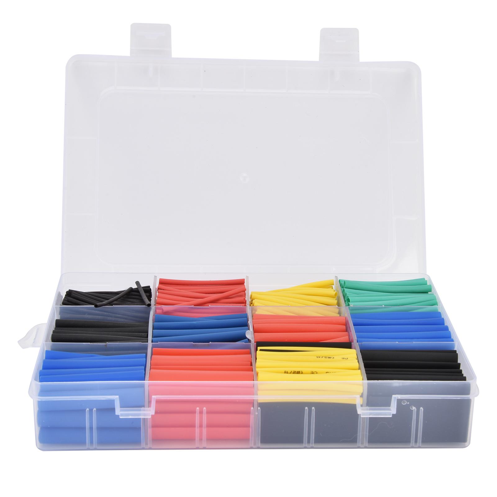 

Heat Shrink Tubing Insulation Protection Shrinkable Kit Combination Set Colorful800pcs