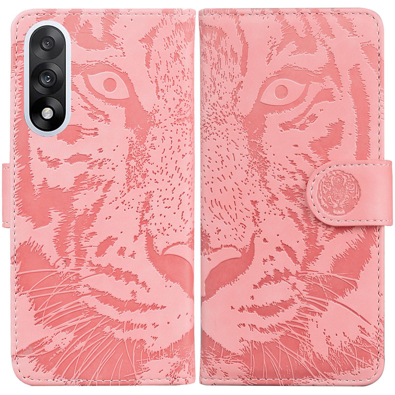 

For OnePlus Nord 5 5G/Ace 5 Ultra 5G Case Tiger Imprint Leather Wallet Phone Cover