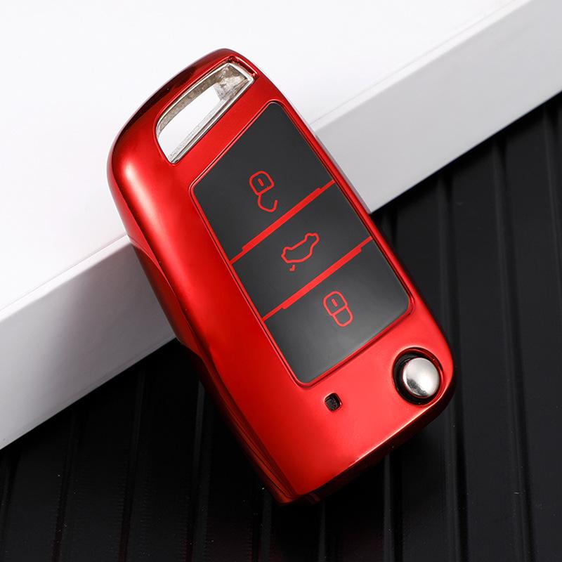 TPU Folding Protective Shell for 2017 Volkswagen Passat Remote Key