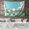 1Pc Cartoon Cat Printed Tapestry Living Room Background Wall Art Decoration Multi Size Space Pendant