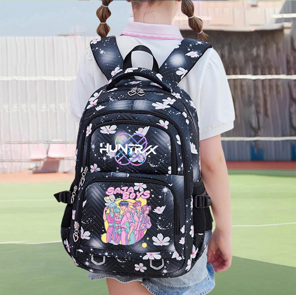 Zaino Carino Stampato K-Pop Zaino per Studente Adolescente per Ragazzo Ragazza Borsa da Scuola Regalo per Bambino Donna Grande Capacità Impermeabile Borsa da Viaggio Mochila