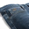 Micro Elastic Mid Waist Jeans Men's Pants Look Slim Straight Leg Pants Men's Versatile Casual Pants Men