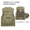 Manatsulife Men's Mesh Vest, Photographer's Vest, Fishing Vest, Multifunctional Jacket, Breathable, Outdoor, Large Sizes, Multicolor, 7898 (Black, XL)