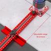 Router Milling Grooves Bracket Aluminum Router Circles Cutting Multifunctional Cabinet Hardware Router Guide Tool