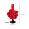 Middle Finger Decor Crafts Middle Finger Statue for Fireplace Window Desktop