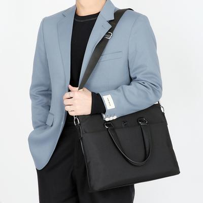 Borsa a tracolla da uomo in tessuto Oxford, borsa a tracolla, valigetta di grande capacità, business