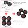 AACF1 4Pcs Car 56/60mm GT Logo Wheel Center Hub Caps Badge Sticker Styling Decal For Peugeot 206 Ford Focus Mk2 Mini Cooper Kia Optima