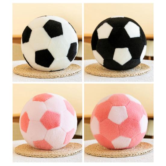 Colorful Soccer Plush Toy for Kids Soft Stuffed Animal Pillow for Boys Cuddle Buddy Gift for Birthday Christmas