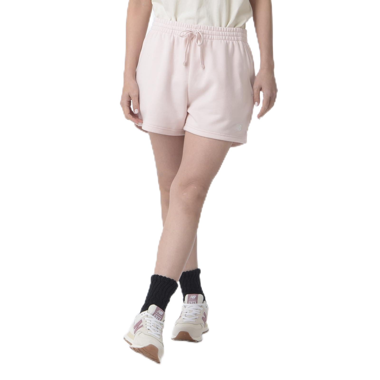 

New Balance Sweat Shorts OUK Women s (WS41500) (Quartz Pink)