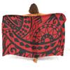 Wyspy Pacyfiku Niestandardowy Sarong Samoa Wyspy Fidżi Retro Sztuka Niestandardowy Elegancki Sarong Polinezyjski Wzór Jednoczęściowy Płaszcz Chroniący Przed Słońcem