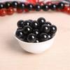 Zwarte Agaat Steen Stud Oorbellen voor Dames Heren Medisch G23 Titanium Piercing Sieraden Eenvoudige Ronde Onyx Bal Oorlel Accessoires