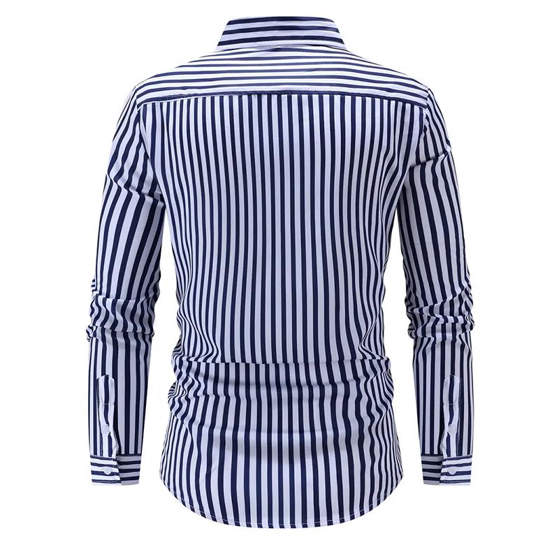 Spring and Autumn Men's Long Sleeved Button Up Shirt 3D Digital Printing for Casual Daily Entertainment and Fashion Design