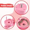 Pin Button Maker Die Model DIY Machine Supplies Interchangeable Heart Shaped for