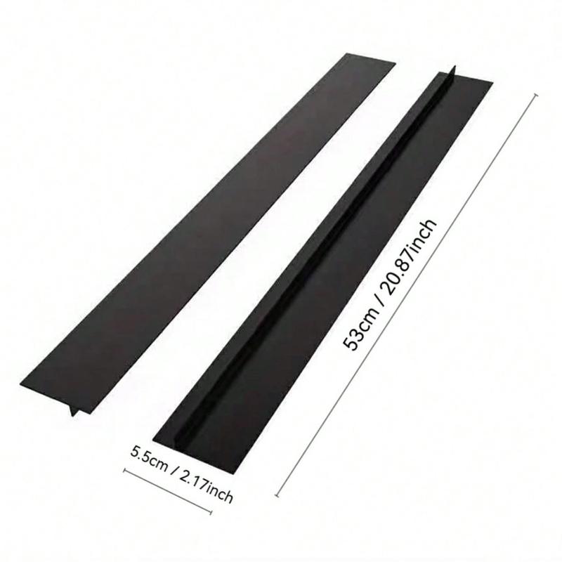 1 Stück Herdabdeckung Küchenabdichtung Bio Hochtemperaturbeständig Küchenspaltstreifen, Küchenzubehör Öl- und Schmutzabweisend Gas