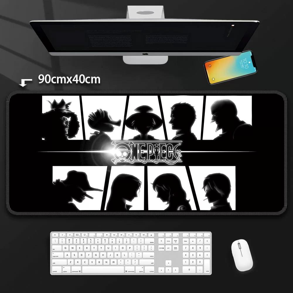 One Piece Leather Mouse Pad Oversized Peripherals Two-dimensional Anime  Monkey D. Luffy Roronoa Zoro  Boys Computer E-sports Game Keyboard Table Mat
