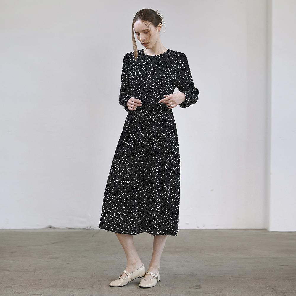 HYFVE Multi Dot Loose Fit Long Dress