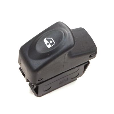 BDP852 Interruttore Alzacristalli Elettrici Pulsante Singolo 5 Pin Colore Nero per Renault Kangoo Scenic Megane Logan MK1 Clio Scenic MK2 7700838100