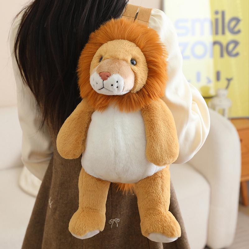 Large Capacity Cute Plush Bear Backpack - Versatile Japanese Korean Style