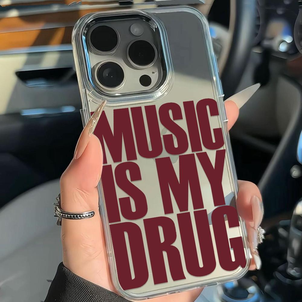 Love Music Phone Case For Iphone 11 Case Iphone 15 17E 13 12 14 16 Pro Max 14 Plus 17 Air 16E Soft Silicone Shockproof Cover
