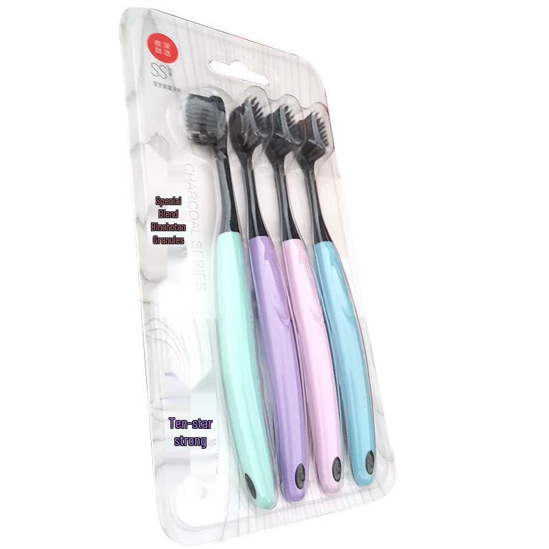 Sakol Carbon Silk Toothbrush (4-Pack)