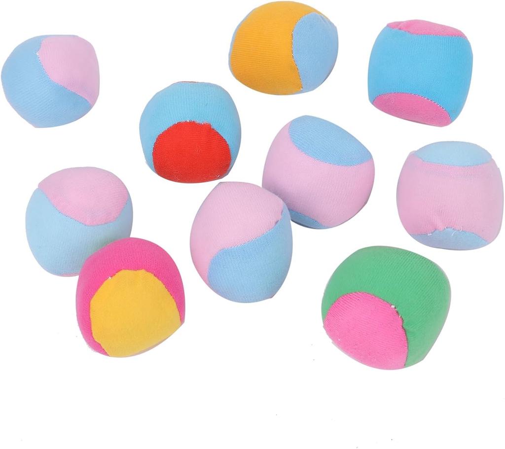 Sticky Ball 10 Soft Indoor Target Shooting E-waiz Set, Balls, Toy, Velcro,