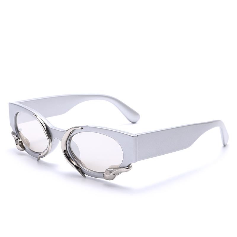 New jennie sunglasses Internet celebrity snake sunglasses women tide sunglasses