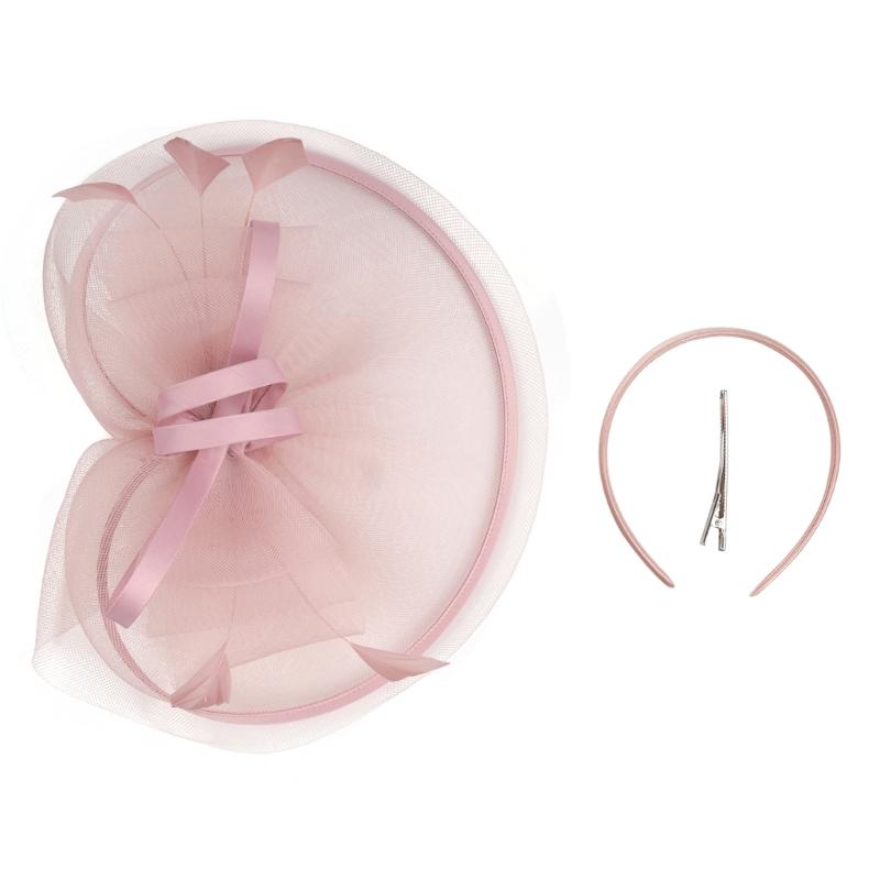 Retros Feather Mesh Hair Clip Handmade Elegant Hair Accessory For Women Wedding Party Retros Style Lightweight Decoration