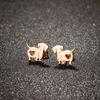 Fashion Ear Jewelry Pet Dog Ear Stud Dachshund Ear Pins Alloy Material for Daily
